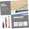 1 Set Pressure Wheel Screen Door Spline Retainer Rolling Tool Window Flat Remover Hook Tools For Plastic Screening