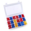 1200pcs Electrical Connectors Sopoby Insulated Crimp Terminals Mixed Assorted Lug Kit Ring Fork Spade Butt Connector Set 