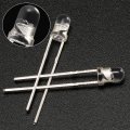 Uxcell 100pcs 3mm Multicolor Slow Flashing Dynamics Led Diode Lights Bright Lighting Bulb Lamps Electronics Components Filcker