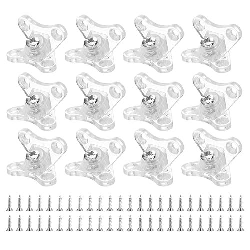 4pcs Removable Corner Brace Plastic Butterfly L Brackets Right Angle Support With Screws For Shelves Cabinets Wood Furniture