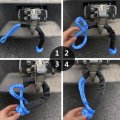 Synthetic Soft Shackle 20mm 41000 Lbs Break Strength Recovery Rope With Protective Sleeve For Truck Large Suvs Offroad Vehicle