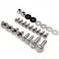 Httmt- Compatible With Crf Xr Xr50 Crf50 125cc Pit Dirt Bike Red Plastic Fender Body Work Fairing Bolt