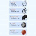 Electric Tire Air Compressor With Pressure Gauge Dc 5v 2a Inflator Pump For Bike Motorcycle Car Tires Balls Built In Battery