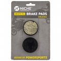 Niche Brake Pad Set For Yamaha Exciter Ii Le St Sx Phazer Sr540 Srv 89j-25811-00-00 Front Rear Organic