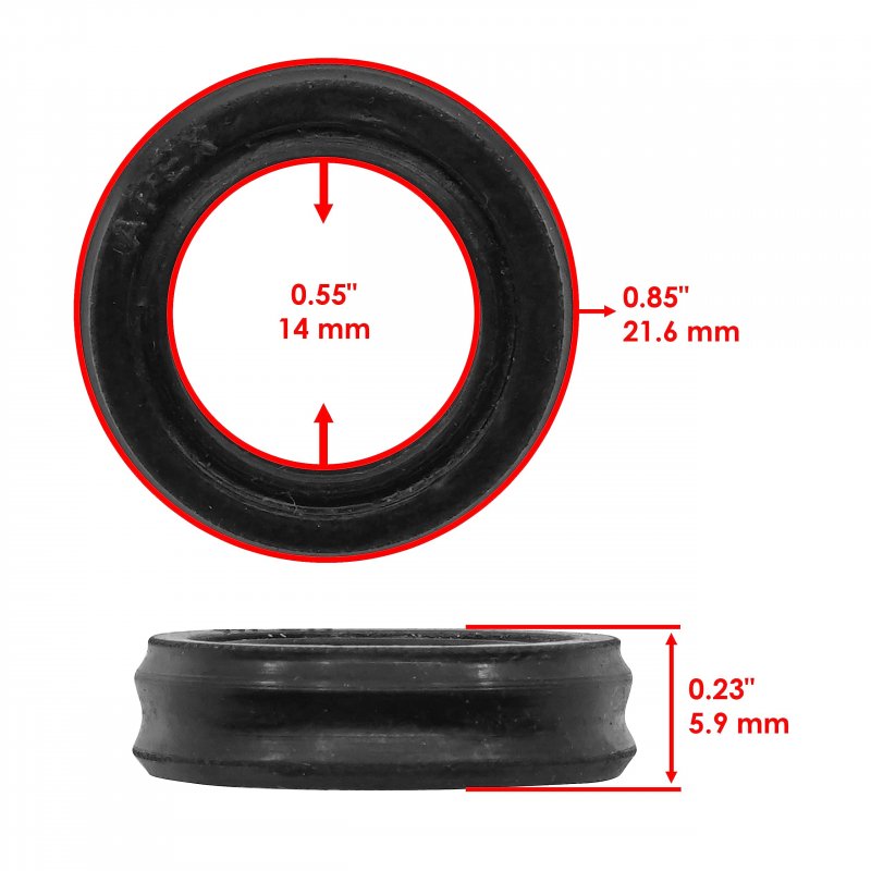 Caltric Dust Seal Front Arm For Honda Pilot 400 Fl400r 1989-1990