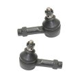 Tie Rod Ends Front Driver And Passenger Side Outer Pair For Eagle Summit 1990 1996 Non Adjustable Greasable Replacement 