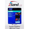 9 X 11 Wet Sand Sheet 800 Grit 5 