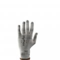 Gloves Light Duty Cut Resistant Nylon Spandex Carbon Fibers Coating Hppe Back Knit Wrist Cuff 18ga Resists Ansi Cut-resistance 