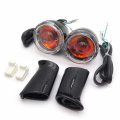 Httmt Black Rear Turn Signal Indicator Light Compatible With H-d Xl883 1200 Sportster 92-16