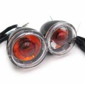 Httmt Black Rear Turn Signal Indicator Light Compatible With H-d Xl883 1200 Sportster 92-16