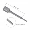Uxcell Wall Hole Drill Bit 55mm Concrete Cement Stone Saw Cutter 240mming Depth Round Shank With Connecting Rod For Sds X4