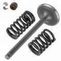 Caltric Exhaust Valve Kit Compatible With Honda 14721-hn5-671 14751-hn0-a00 14761-hm8-000 12209-kl4-005