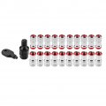 Wheel Nuts Screw M12 X P1 5 Car Racing Lug For Most Of Aftermarket Wheels Red
