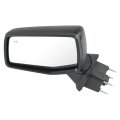 Left Driver Side Mirror For 2019-2025 Chevy Silverado 1500 Black Heated Power Glass Manual Folding Turn Signal Replace 