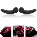 Motorcycle Gloss Black Saddlebag Latch Kit Saddle Bag Lid Lifter Replacement For Ultra Limited Flhtk 2014-later