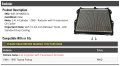 Radiator With Transmission Oil Cooler For 1984-1995 Toyota Pickup Rwd With Standard Duty Cooling