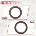 Uxcell Engine Crankshaft Seal No 9031138059 For Toyota Corolla 1998-2008 Scion Xb 4 Cyl 2 4l 2008-2013 Rubber Brown