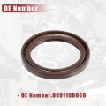 Uxcell Engine Crankshaft Seal No 9031138059 For Toyota Corolla 1998-2008 Scion Xb 4 Cyl 2 4l 2008-2013 Rubber Brown