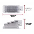 Nslumo Led Courtesy Door Projector Light Replacement For Au-di A3 A4 A5 A6 A7 S3 S4 S5 S6 S7 Q5 Q7 Tt Vw Porsche 18-smd Blue