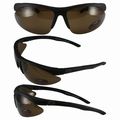 Bluewater Polarized Islander 2 Sunglasses Black Frames Brown Lenses By Global Vision 