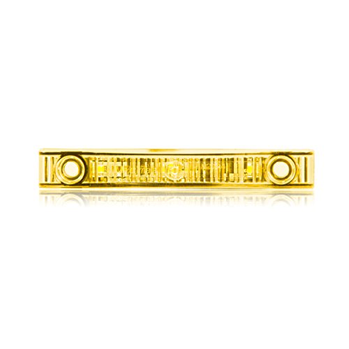 Maxxima M20341ycl 7 Led 4 Rectangular Amber Clear Leans Low Profile Clearance Marker Light