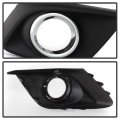 Acanii For 2014-2016 Mazda 3 Glass Lens Bumper Fog Lights Driving Lamps W Switch Assembly Driver Passenger Side