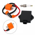 Topteng Motorcycle Ignition Coil Spark Plug Cdi Box Kit Fits For Arctic Cat 300 2x4 1998-2003 4x4 1998-2005 3530-011 3530-012