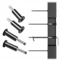 Patent Muzata 20pack Black Invisible Cable Railing Kit For 1 8 Wire Rope Upgraded Hand Swage Tensioner T316 Stainless Steel 