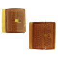 Front Lower Side Marker Lights Pair For Gmc C2500 K2500 Suburban 1994 1995 1996 1997 1998 1999 Driver And Passenger Lens 