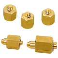 Injector Rail Fuel Line Cap Set 5pcs Block Off Tool For 2001 2022 Cummins Duramax And Ford Engines Replaces 10810 Carbon Steel 