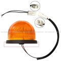 Niuparts Central Roof Top Marker Light Amber With Bulb Fit 2008-2017 Isuzu Nrr And Npr 2008-2010 Gmc W4000 W4500 Trucks