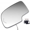 Ocpty Chrome Left Side Mirror Fit For 2003-2006 Cadillac Escalade Esv Ext Smooth Glass Heated Turn Signal