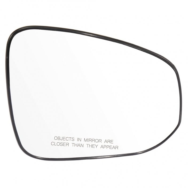 Passenger Side Mirror Glass Metallic Finish Non-heated Replacement For 2013-2018 Toyota Rav4 Chrome