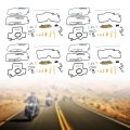 4pcs Carburetor Repair Kit Fit For Yamaha Yfz450 2004-2009