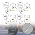 4pcs Carburetor Repair Kit Fit For Yamaha Yfz450 2004-2009