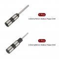 Uxcell Hollow Paper Drill Bit 3 5mmx70mm 2 5mmx65mm For Straight Shank Punch Punching Machine 2pcs