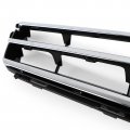Topteng Front Grille With Led Emblem Upper Grill Replacement Compatible Benz W204 C300 C350 2008-2014 Not Fit On C63 Amg
