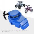 Goofit Blue Aluminum Pull Starter Start With Screws For 2 Stroke 47cc 49cc Pocket Bike Mini Dirt Scooter Atv Quad Motorcycle