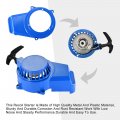 Goofit Blue Aluminum Pull Starter Start With Screws For 2 Stroke 47cc 49cc Pocket Bike Mini Dirt Scooter Atv Quad Motorcycle