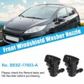 Uxcell Front Windshield Washer Nozzle For Ford Fiesta 2011-2019 Sprayer Jet Replace Be8z-17603-a
