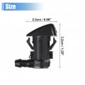 Uxcell Front Windshield Washer Nozzle For Ford Fiesta 2011-2019 Sprayer Jet Replace Be8z-17603-a