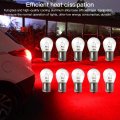 Usonline911 10pcs 1156 Lightbulb 12v 21w Ball Lamp Auto Car Brake Daytime Running Tail Light
