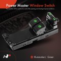 A-premium Power Master Window Switch Compatible With Volkswagen Golf 1999-2006 Hatchback Front Left Driver Side Replace