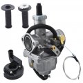Gxywady Pz26 Carburetor With Handle Grips Throttle Cable Replacement For Honda Xr100 Xr100r Crf100f