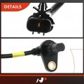 A-premium Abs Wheel Speed Sensor Compatible With Kia Models Rio 2006-2007 1 6l Front Right Passenger Side Replace 95671-1g000