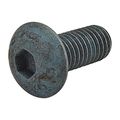 M5 X 12mm Button Head Socket Cap Screw Blue Zinc Steel 25 Pack 