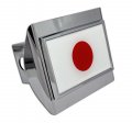 Elektroplate Japan Chrome Nissh Ki Flag Hinomaru Land Of The Rising Sun All Metal Hitch Cover For Trucks And Suvs Fits Standard 
