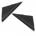 Secosautopartsa Pair Door Mirror Flag Cover Moldings Left Right Gloss Black Compatible With Fiat 500 2012-2019 1sh17kx7aa