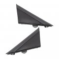 Secosautopartsa Pair Door Mirror Flag Cover Moldings Left Right Gloss Black Compatible With Fiat 500 2012-2019 1sh17kx7aa