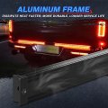 Mictuning Triple Tailgate Light Bar Waterproof Plug-and-play Aluminum Frame With 4-way Flat Connector Amber Sequential Turn